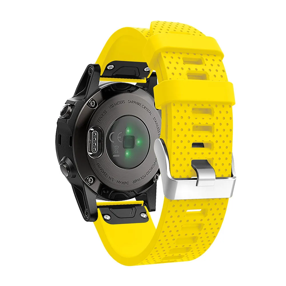26 22 20mm Quick Release EasyFit Silicone Watchband WristStrap For Garmin Fenix 6 5X 5 5s Plus 3 3HR S60 D2 Mk1 Smart watchstrap
