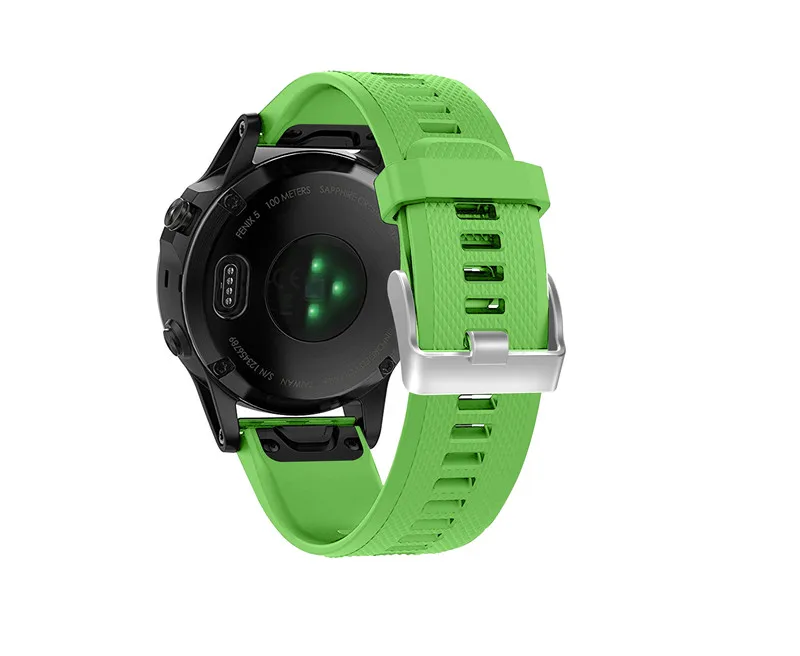 26 22 20mm Quick Release EasyFit Silicone Watchband WristStrap For Garmin Fenix 6 5X 5 5s Plus 3 3HR S60 D2 Mk1 Smart watchstrap