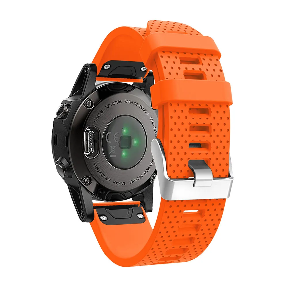 26 22 20mm Quick Release EasyFit Silicone Watchband WristStrap For Garmin Fenix 6 5X 5 5s Plus 3 3HR S60 D2 Mk1 Smart watchstrap