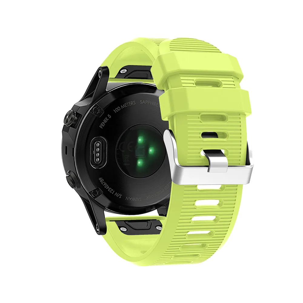 26 22 20mm Quick Release EasyFit Silicone Watchband WristStrap For Garmin Fenix 6 5X 5 5s Plus 3 3HR S60 D2 Mk1 Smart watchstrap