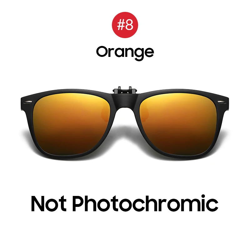 VIVIBEE Men Photochromic Polarized Lens Flip Up Clip on Sunglasses Women Driving Sun Glasses with Clips 2026 Trending Product