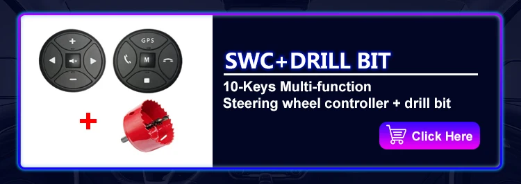 wireless multi-function Steering Wheel Control for android Car Radio DVD GPS multimedia Remote Control Buttons 2 din universal