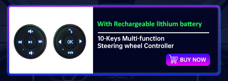 wireless multi-function Steering Wheel Control for android Car Radio DVD GPS multimedia Remote Control Buttons 2 din universal