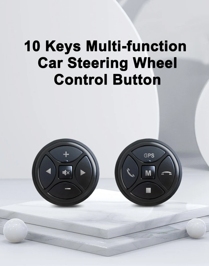 wireless multi-function Steering Wheel Control for android Car Radio DVD GPS multimedia Remote Control Buttons 2 din universal