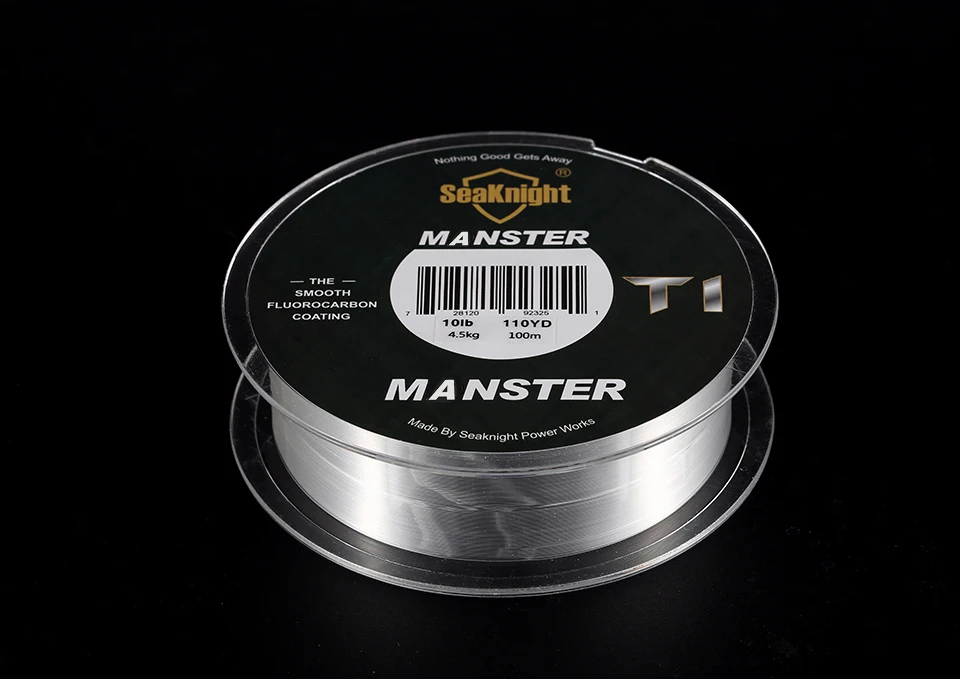 SeaKnight Brand T1II Series 100M 50M Fishing Line Fluorocarbon Coating Nylon Monofilament Fishing Line Sinking Line 3-100LB
