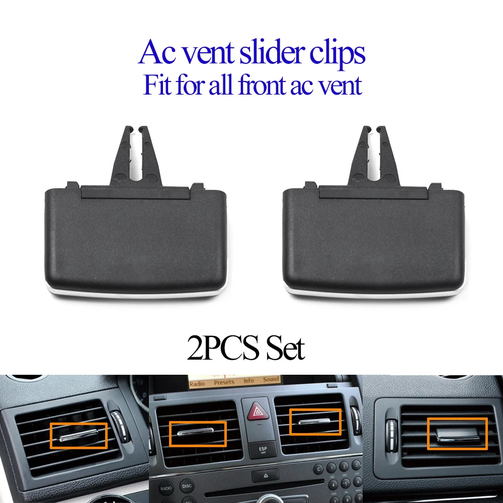 LHD RHD W204 Air Conditioning AC Vent Grille Outlet Cover Panel For Mercedes Benz C Class 180 200 220 230 260 300 350 2007-2011