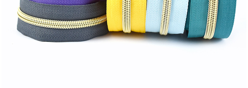 Meetee 2/4/8/10M 5# Nylon Coil Code Zippers Decor DIY Sewing Bags Purse Garment Zipper Tapes Colorful Zips Repair Accessories