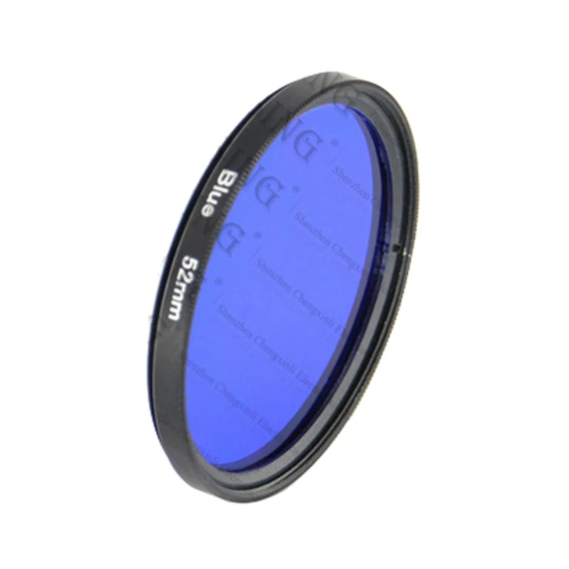 NEW 37 40.5 43 46 49 52 55 58 62 67 72 77 82mm DSLR Camera Lens Red Orange Yellow Green Blue Purple Color Filter for Canon