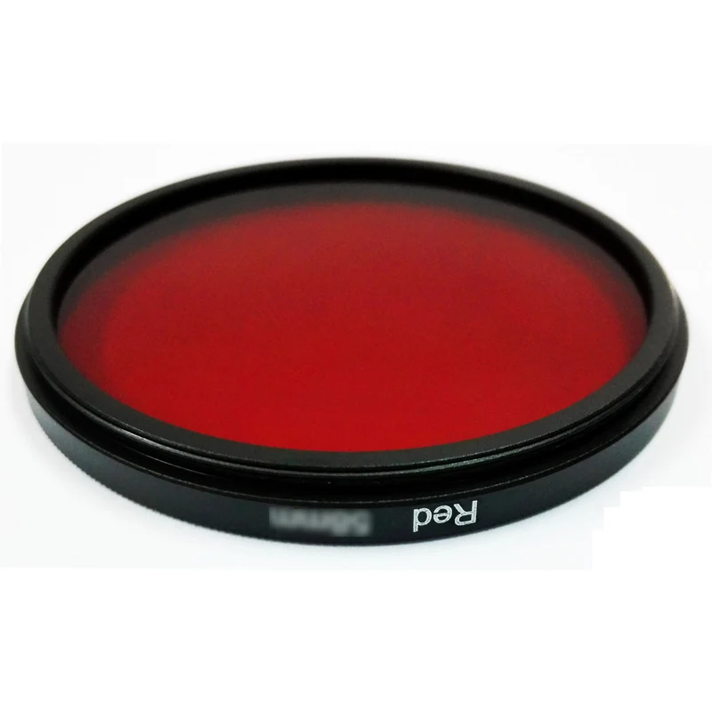 NEW 37 40.5 43 46 49 52 55 58 62 67 72 77 82mm DSLR Camera Lens Red Orange Yellow Green Blue Purple Color Filter for Canon