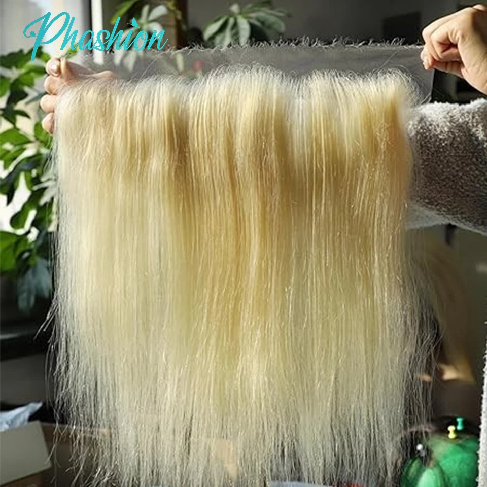 Phashion 13x6 13x4 Real Hd Lace Frontal 7x7 6x6 5x5 4x4 Blonde Swiss Closure 613 Silky Straight Brazilian 100% Remy Human Hair