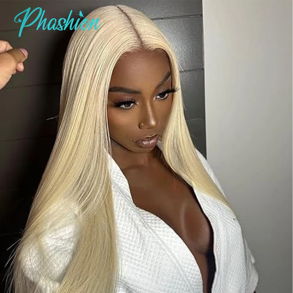 Phashion 13x6 13x4 Real Hd Lace Frontal 7x7 6x6 5x5 4x4 Blonde Swiss Closure 613 Silky Straight Brazilian 100% Remy Human Hair