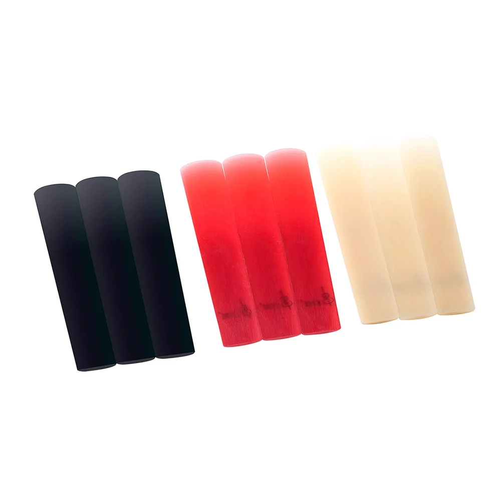 3 Pack Saxophone Soprano/Alto/Tenor Reeds Clarinet Resin Reeds Eco-friendly Reed Accessories Woodwind Instrument Parts