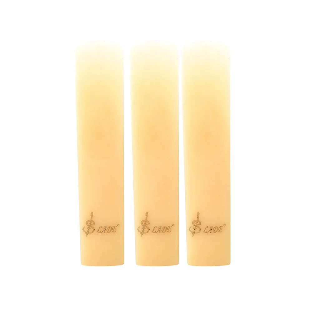 3 Pack Saxophone Soprano/Alto/Tenor Reeds Clarinet Resin Reeds Eco-friendly Reed Accessories Woodwind Instrument Parts