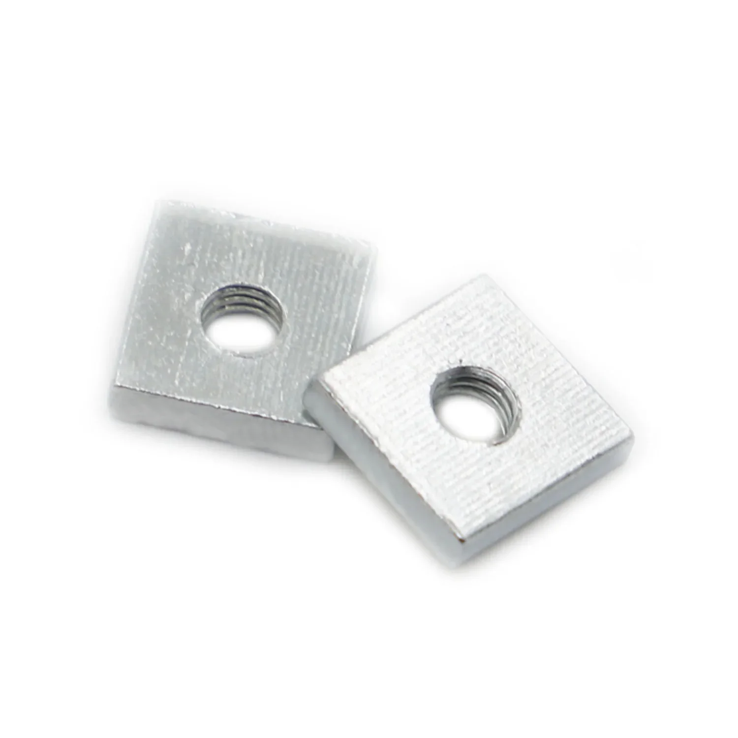 M3 M4 M5 M6 M8 Zinc Plated Carbon Steel Thin Quadrangle Block Square Nut DIN562