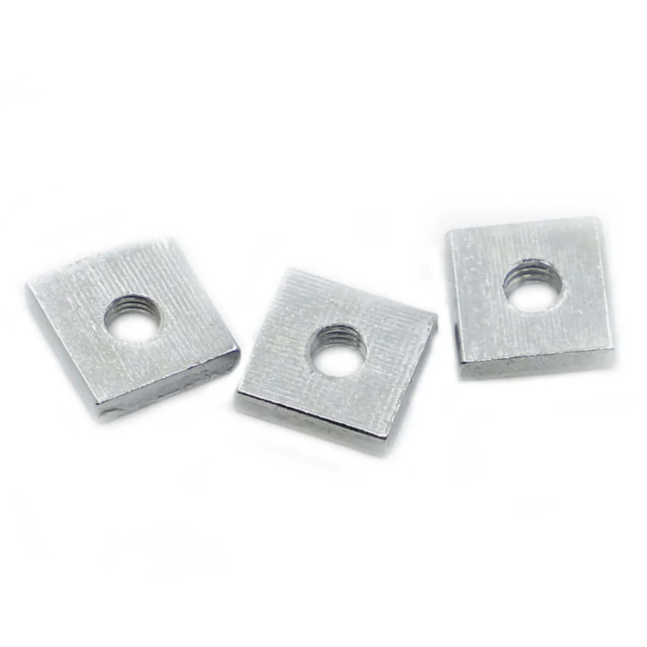 M3 M4 M5 M6 M8 Zinc Plated Carbon Steel Thin Quadrangle Block Square Nut DIN562