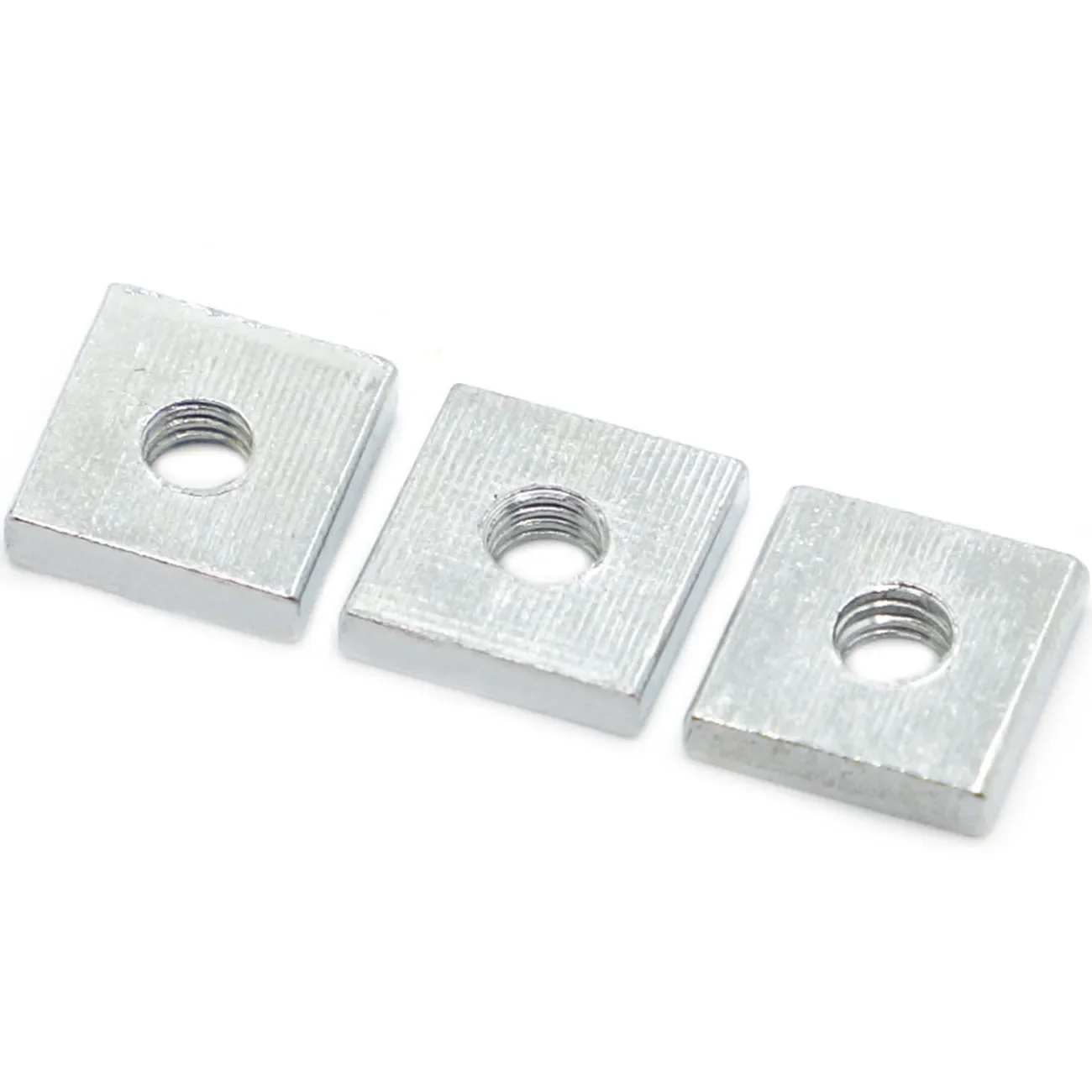 M3 M4 M5 M6 M8 Zinc Plated Carbon Steel Thin Quadrangle Block Square Nut DIN562