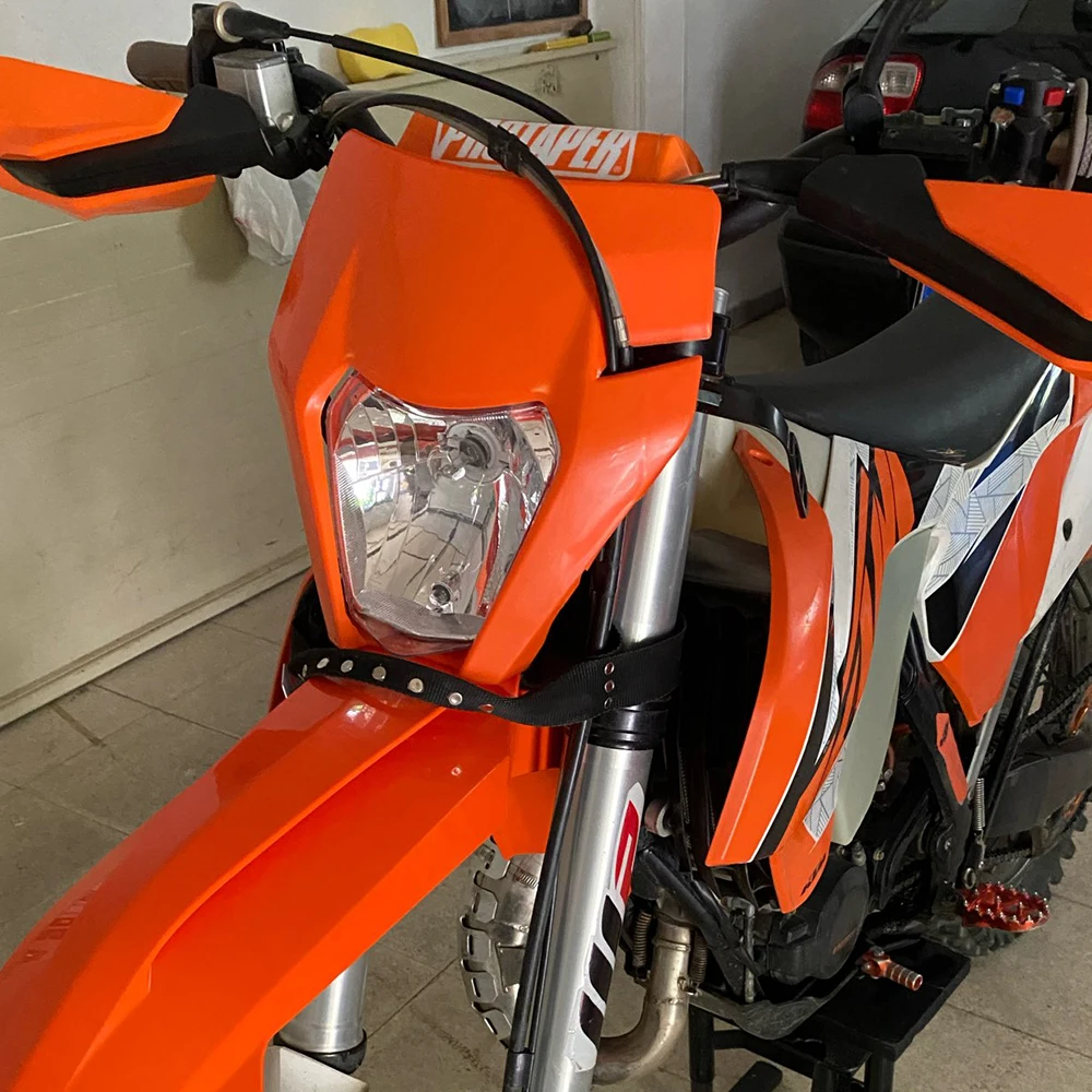 For KTM Enduro Motorcycle Headlight Plate Housing Plastic Fairing EXC 300 SX XC SXF EXCF 125-500 Dirt Bike Motocross Modified