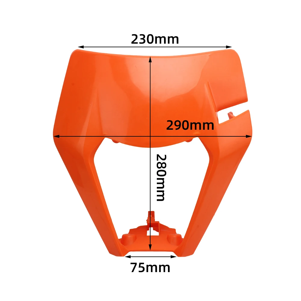 For KTM Enduro Motorcycle Headlight Plate Housing Plastic Fairing EXC 300 SX XC SXF EXCF 125-500 Dirt Bike Motocross Modified