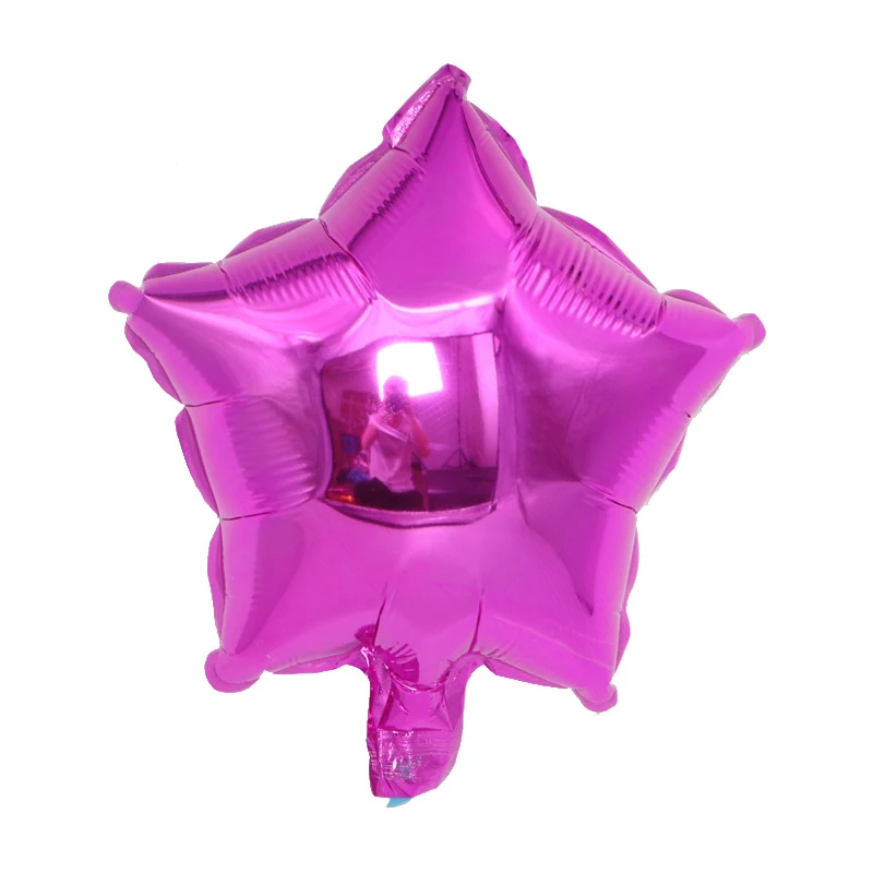 10Pcs 10inch Rose Gold Silver Foil Star Balloon Birthday Wedding Christmas Party Decor Baby Shower Supplies Kids Globos