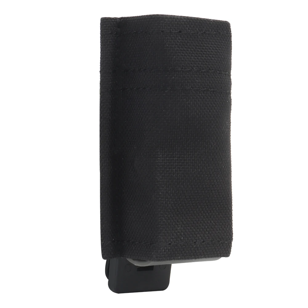 FAST 9MM Pistol Single/Double Magazine Pouch Tactical MOLLE Mag Pouch with Quick Release Kydex Insert for GL M9 P226 HK USP