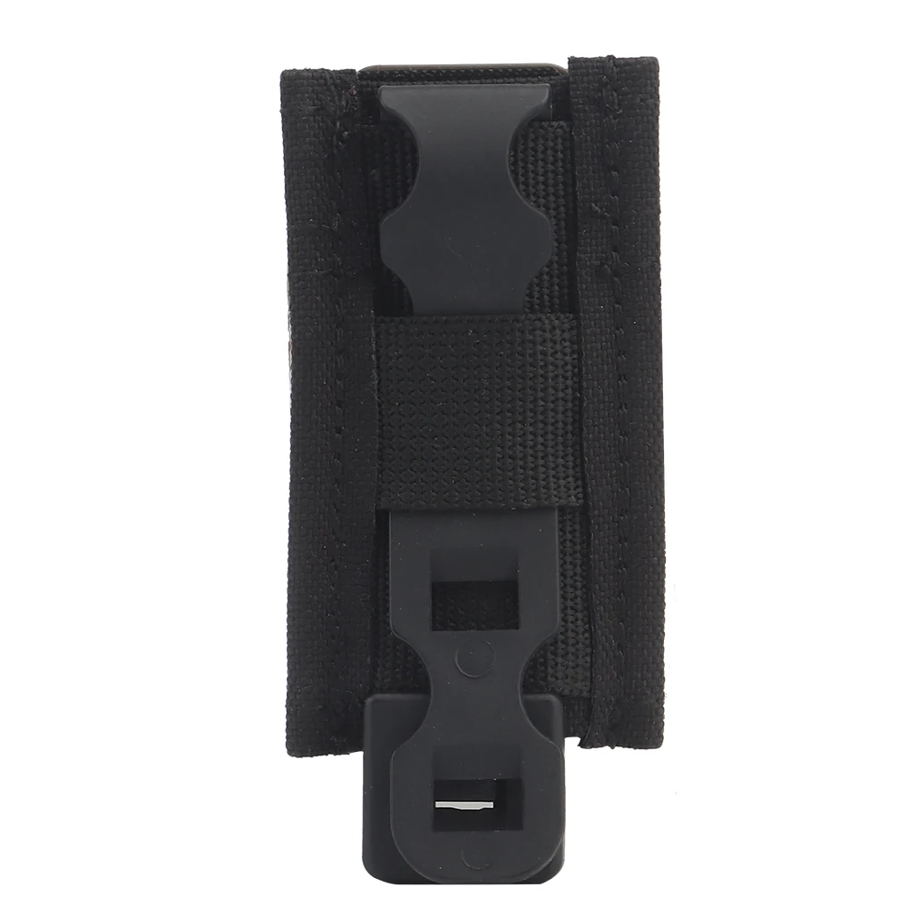 FAST 9MM Pistol Single/Double Magazine Pouch Tactical MOLLE Mag Pouch with Quick Release Kydex Insert for GL M9 P226 HK USP