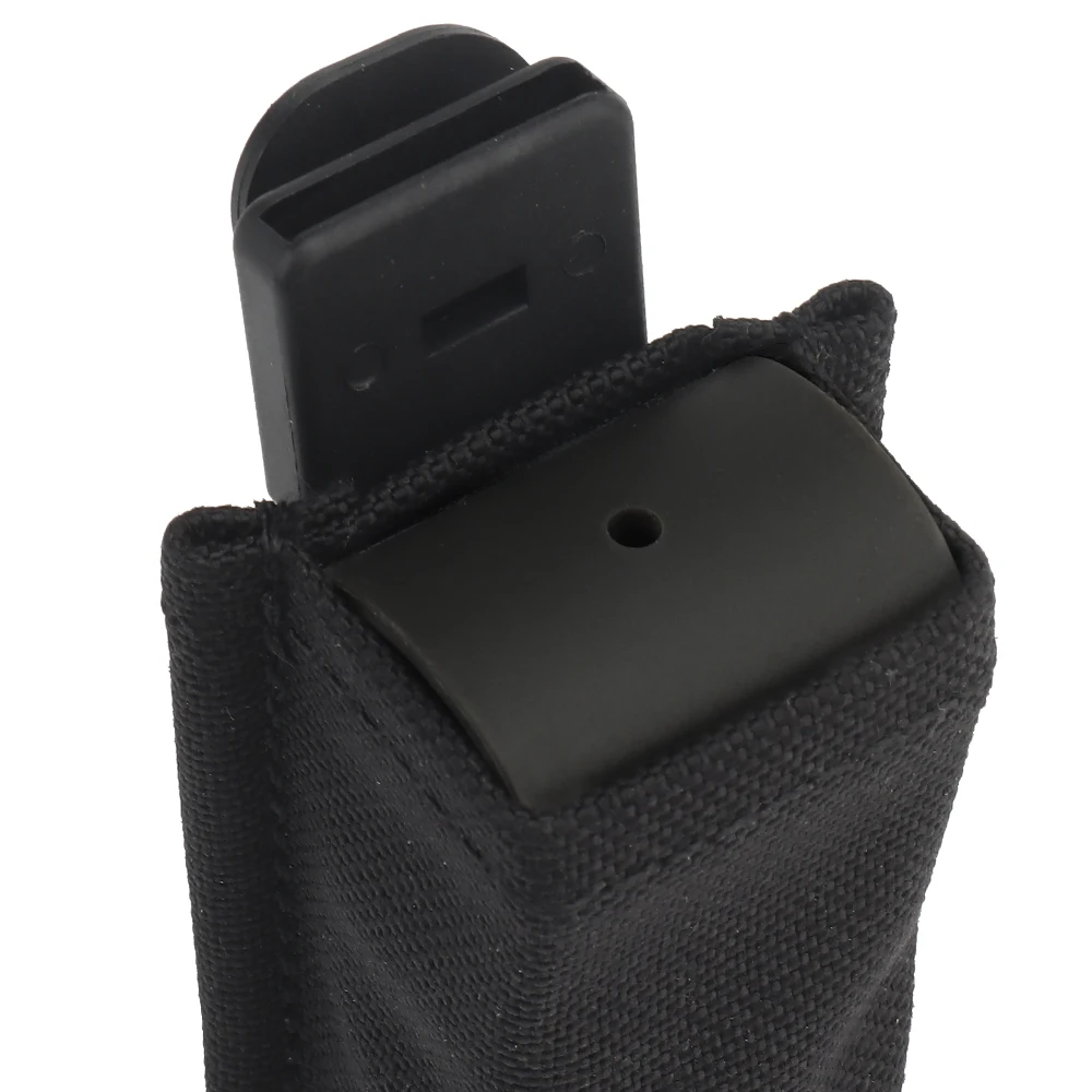 FAST 9MM Pistol Single/Double Magazine Pouch Tactical MOLLE Mag Pouch with Quick Release Kydex Insert for GL M9 P226 HK USP