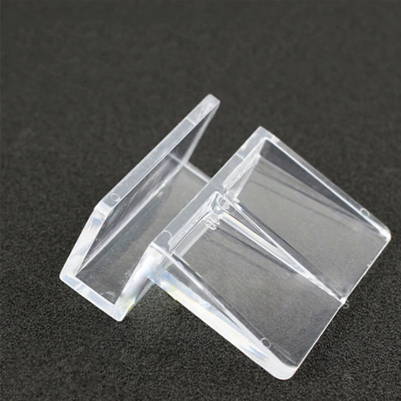 5/6/8/10/12mm Aquarium Acrylic Clips Glass Cover Support Holders Transparent Fish Tank Cover Plate Bracket Aquarium Accessories