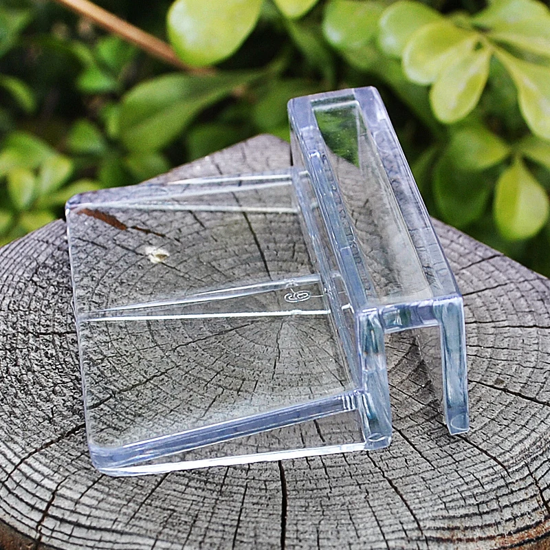 5/6/8/10/12mm Aquarium Acrylic Clips Glass Cover Support Holders Transparent Fish Tank Cover Plate Bracket Aquarium Accessories