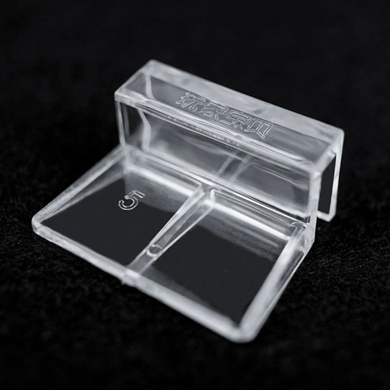 5/6/8/10/12mm Aquarium Acrylic Clips Glass Cover Support Holders Transparent Fish Tank Cover Plate Bracket Aquarium Accessories