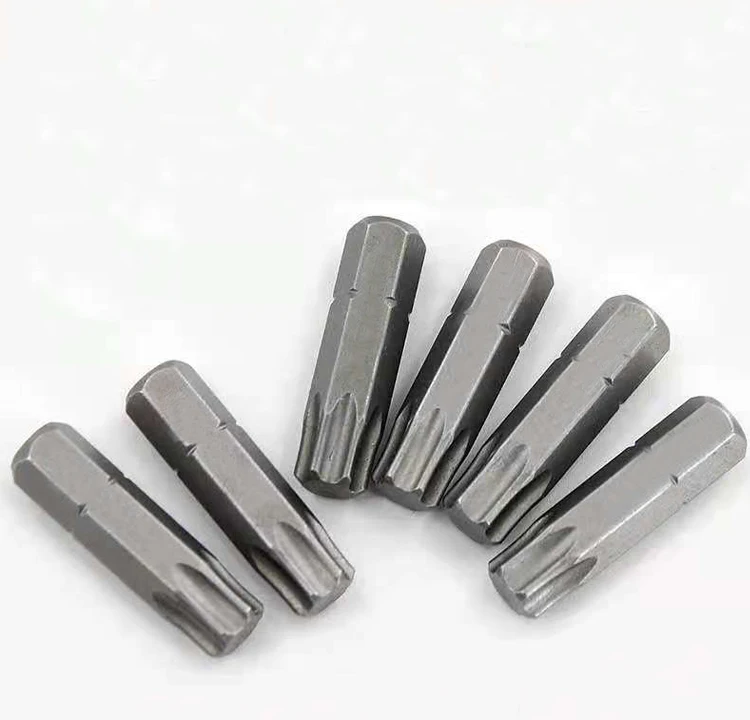 1 Inch T6 T7 T8 T9 T10 T15 Torx Screwdriver Bit Set S2 Steel 1/4 Inch 6.35mm Hex Shank Electric Screwdriver Bits For Power Tools