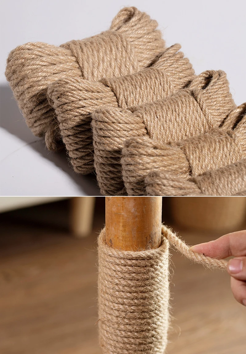Natural Vintage Jute Rope String 1/2/3/4/5/6/8/10mm DIY Jute Cord Twine Ribbon Crafts Sewing Handwork Gift Wrap Home Decoration
