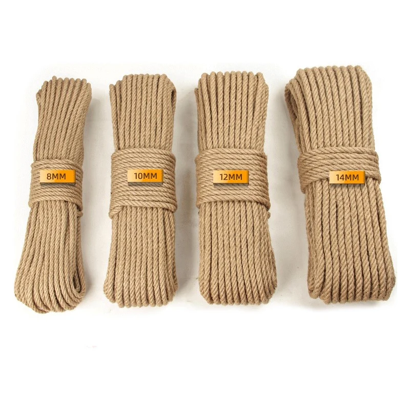 Natural Vintage Jute Rope String 1/2/3/4/5/6/8/10mm DIY Jute Cord Twine Ribbon Crafts Sewing Handwork Gift Wrap Home Decoration