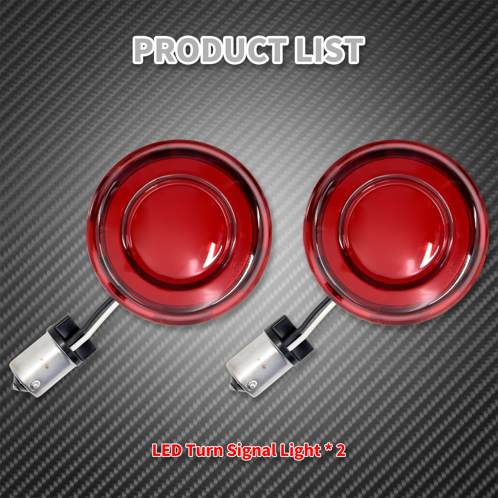 Motorcycle Turn Signal Conversions LED Panel Light 1156 1157 Bullet Style For Harley Sportster Touring Breakout Fat Boy Softail