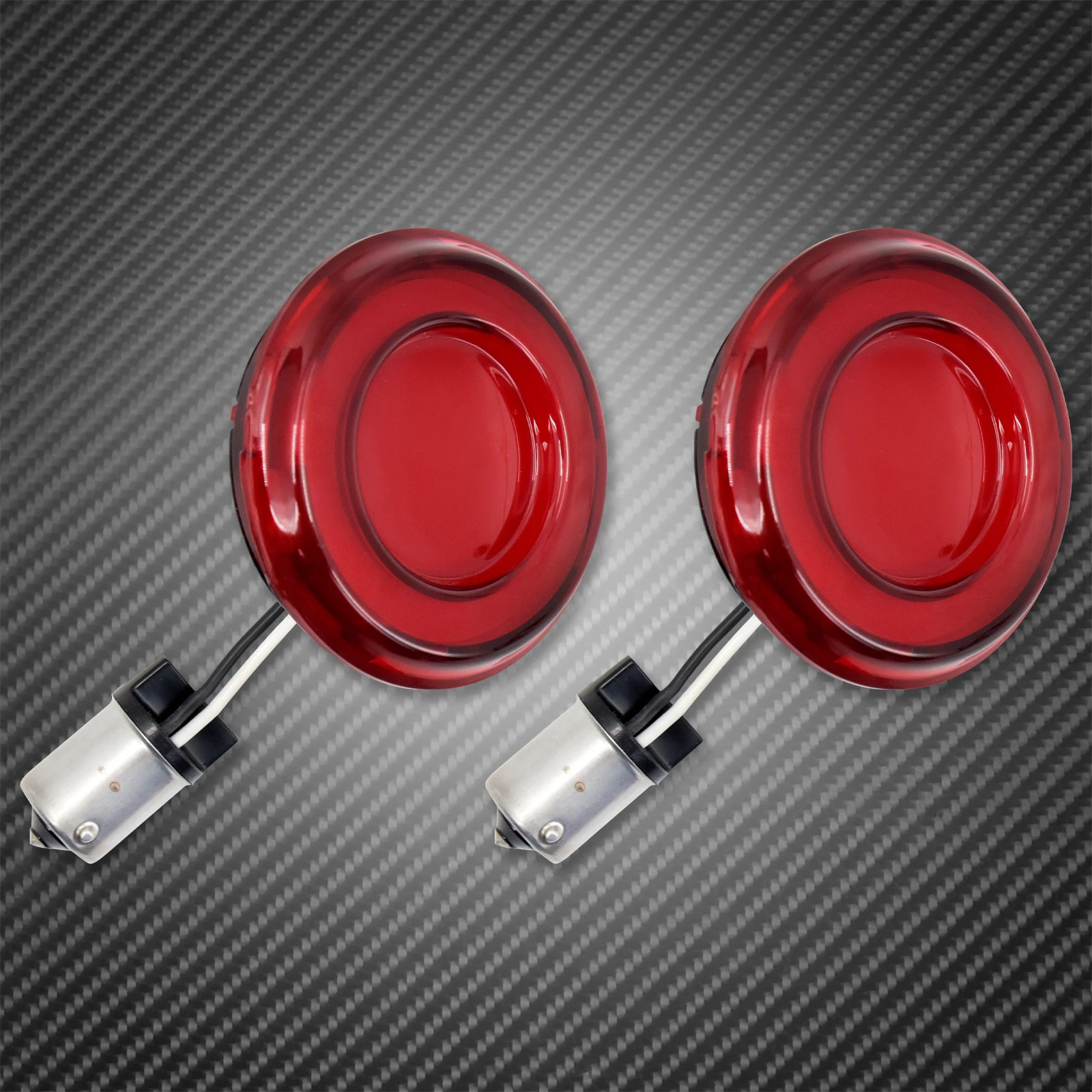 Motorcycle Turn Signal Conversions LED Panel Light 1156 1157 Bullet Style For Harley Sportster Touring Breakout Fat Boy Softail