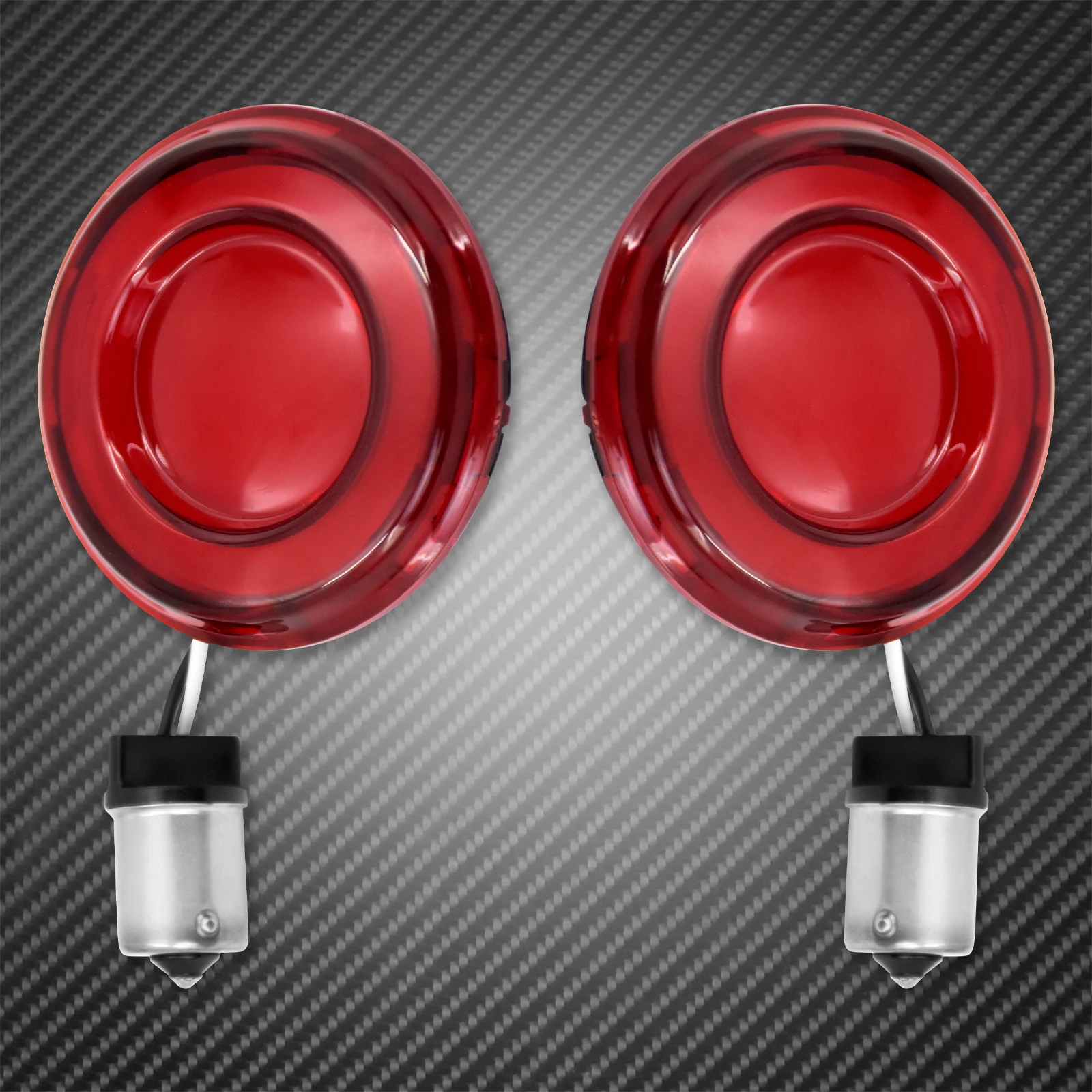 Motorcycle Turn Signal Conversions LED Panel Light 1156 1157 Bullet Style For Harley Sportster Touring Breakout Fat Boy Softail