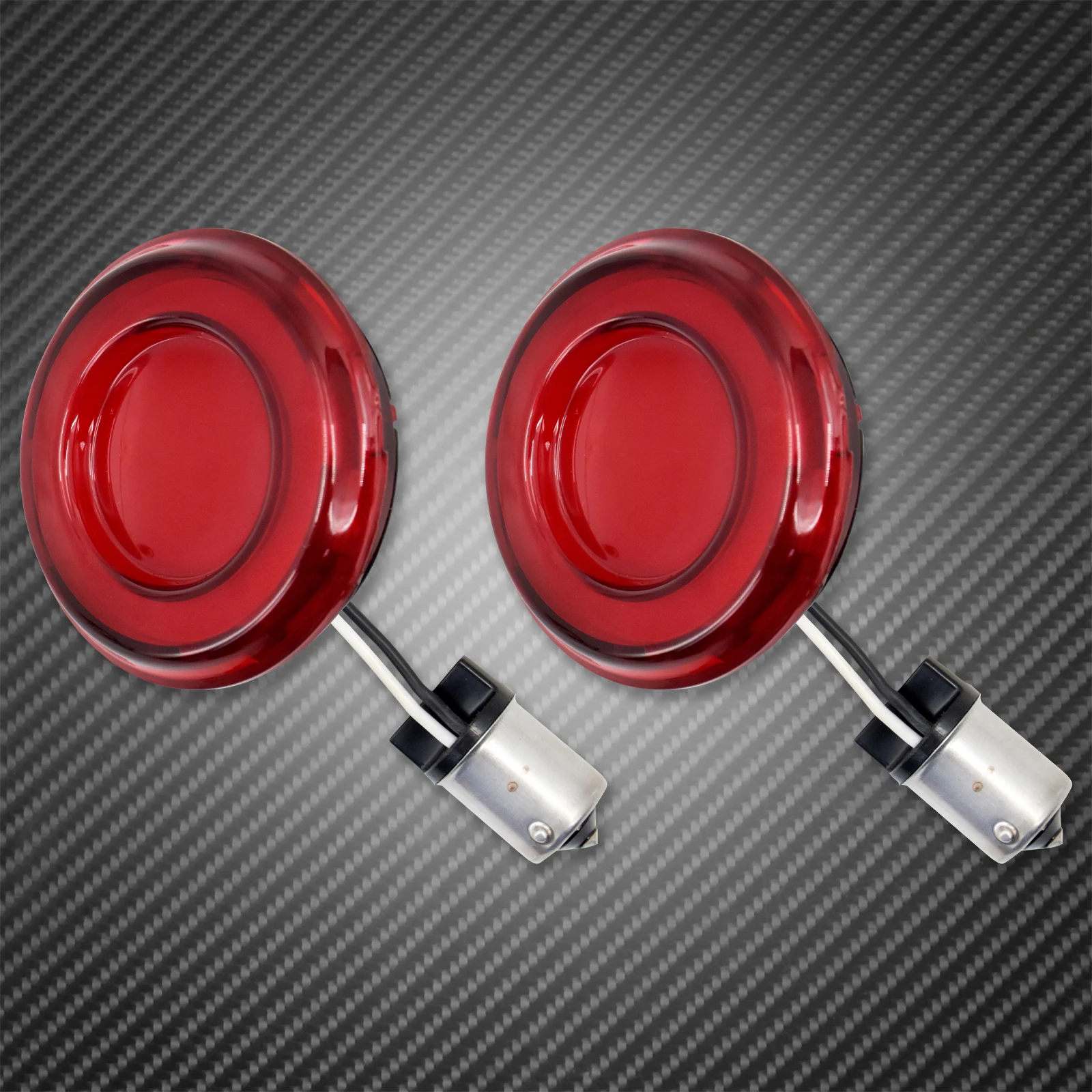 Motorcycle Turn Signal Conversions LED Panel Light 1156 1157 Bullet Style For Harley Sportster Touring Breakout Fat Boy Softail