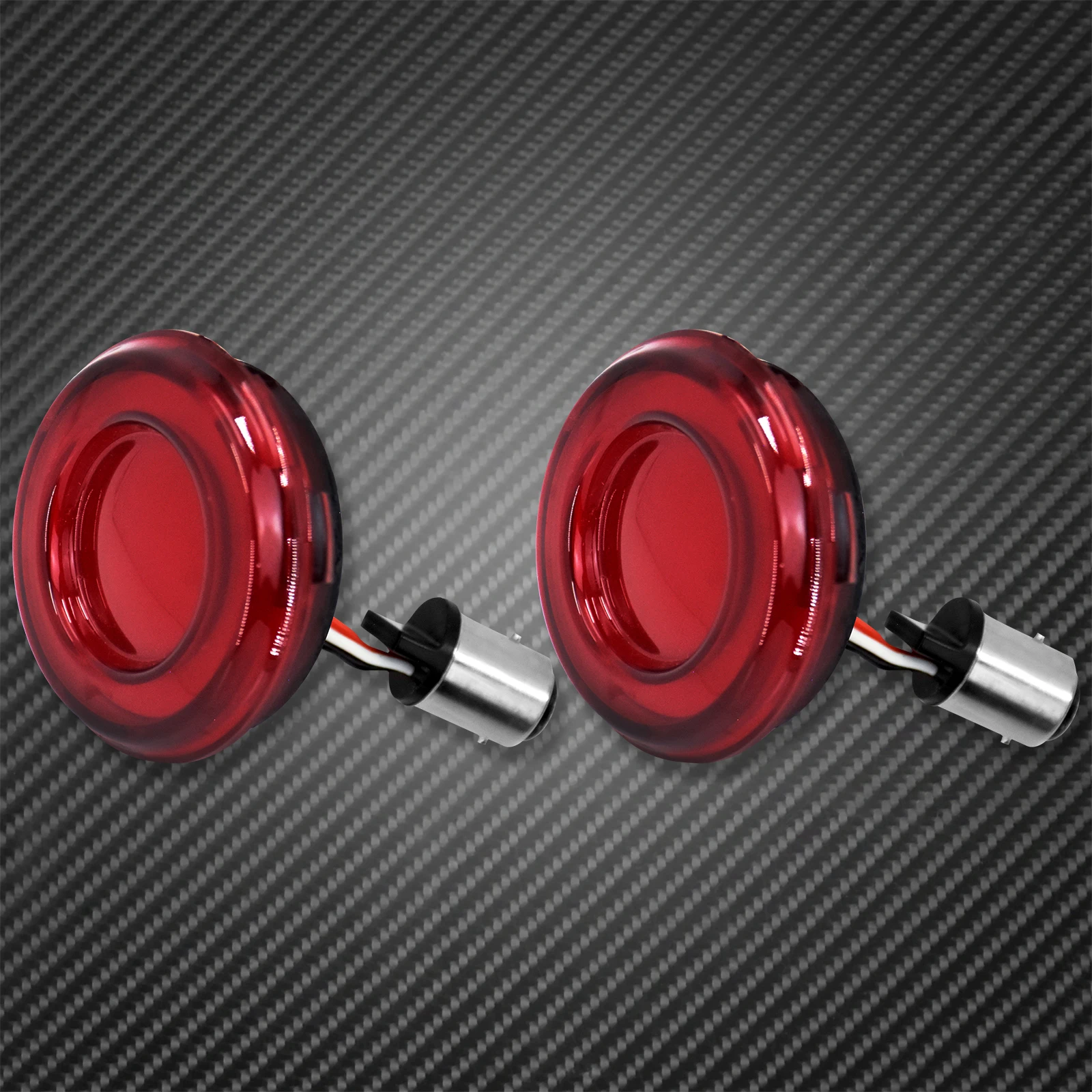 Motorcycle Turn Signal Conversions LED Panel Light 1156 1157 Bullet Style For Harley Sportster Touring Breakout Fat Boy Softail