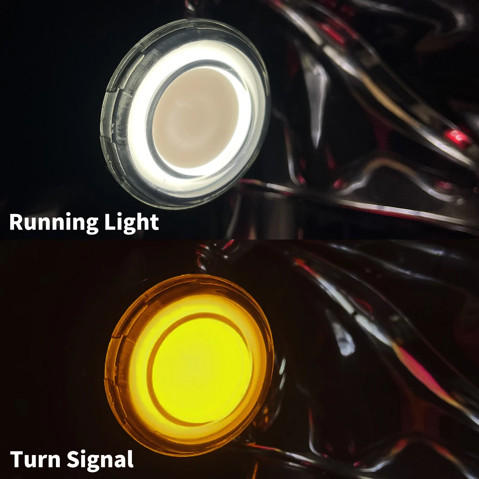 Motorcycle Turn Signal Conversions LED Panel Light 1156 1157 Bullet Style For Harley Sportster Touring Breakout Fat Boy Softail