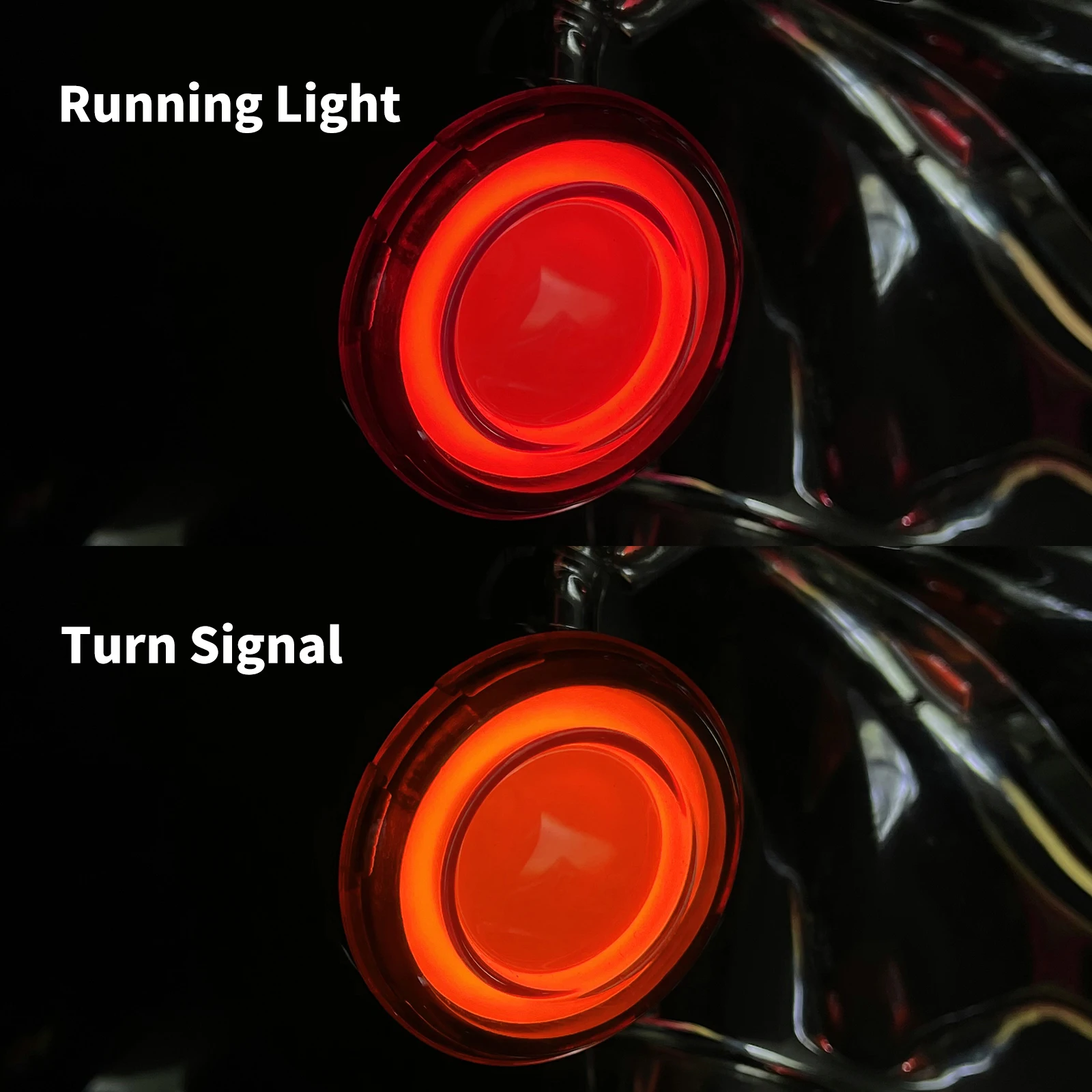 Motorcycle Turn Signal Conversions LED Panel Light 1156 1157 Bullet Style For Harley Sportster Touring Breakout Fat Boy Softail