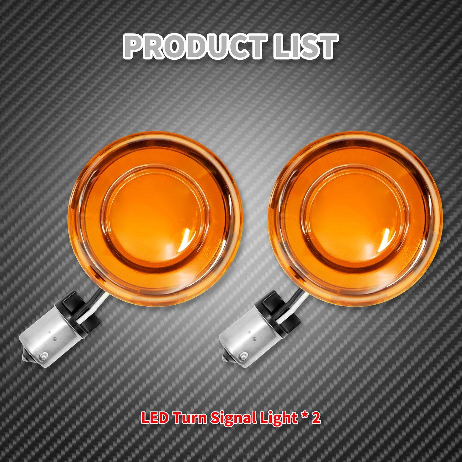 Motorcycle Turn Signal Conversions LED Panel Light 1156 1157 Bullet Style For Harley Sportster Touring Breakout Fat Boy Softail