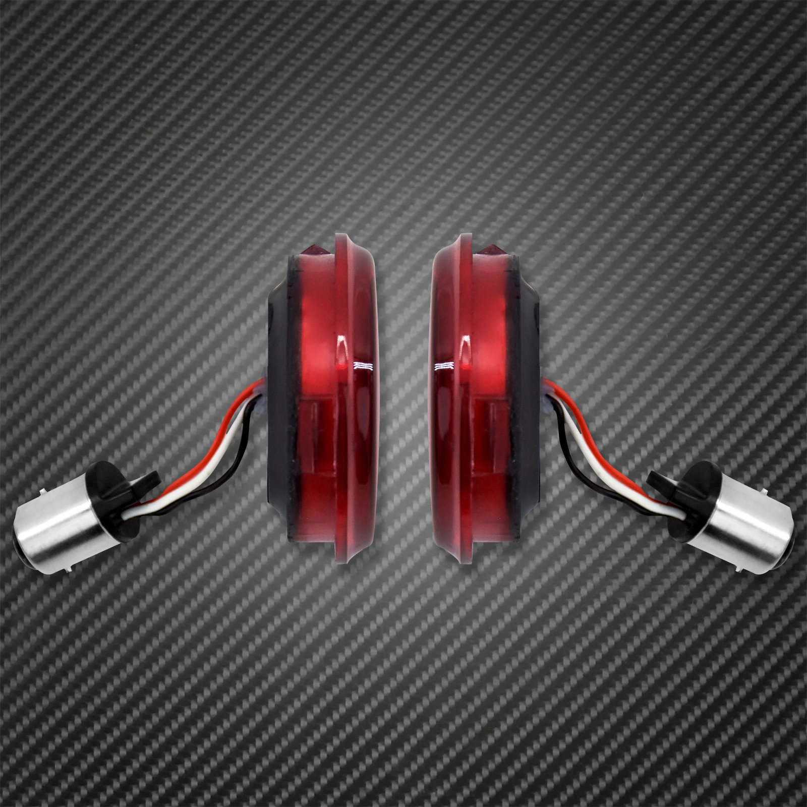 Motorcycle Turn Signal Conversions LED Panel Light 1156 1157 Bullet Style For Harley Sportster Touring Breakout Fat Boy Softail