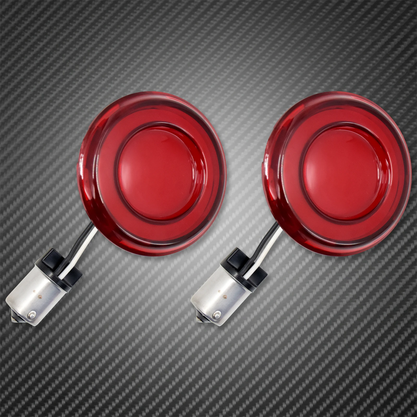 Motorcycle Turn Signal Conversions LED Panel Light 1156 1157 Bullet Style For Harley Sportster Touring Breakout Fat Boy Softail