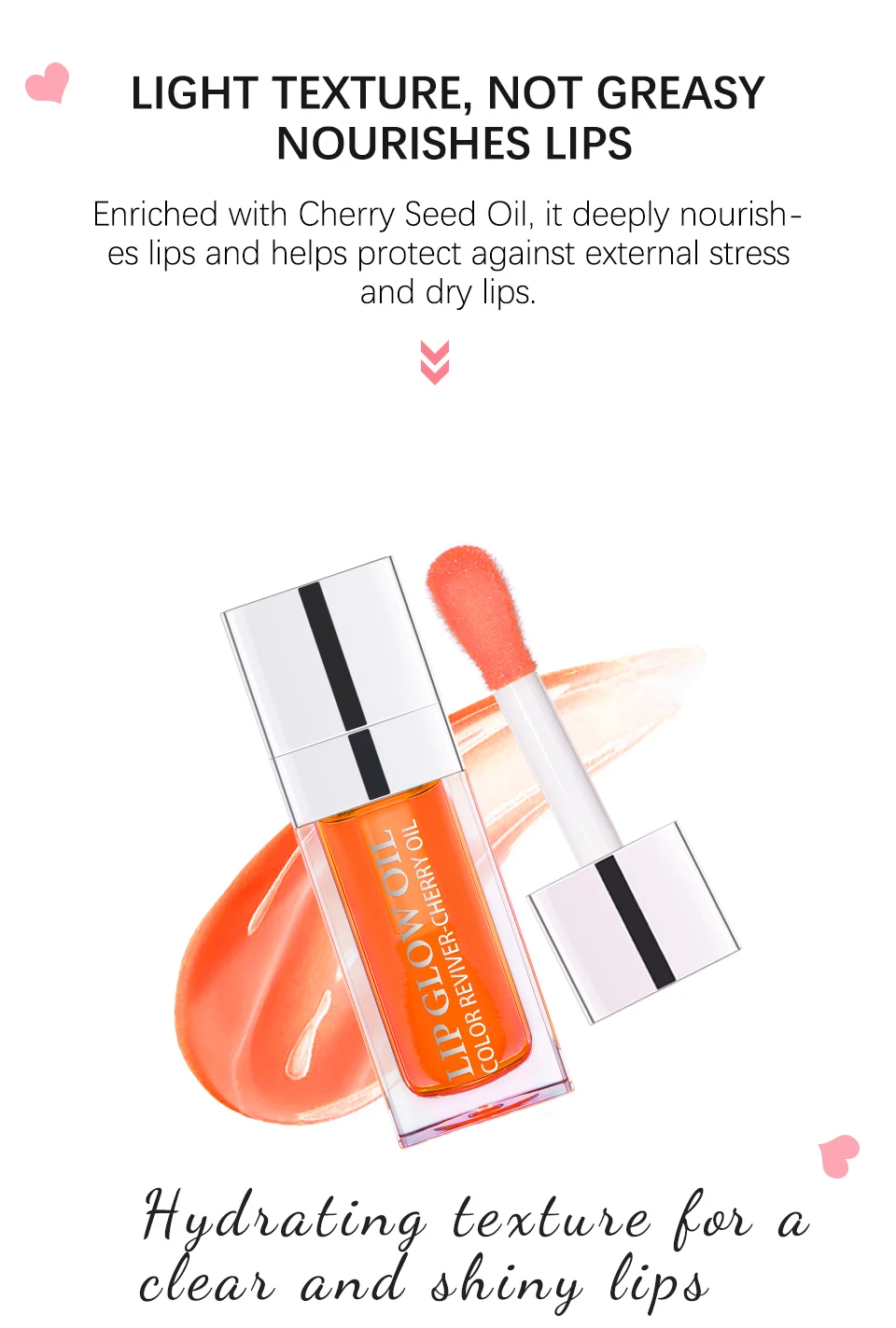 Moisturizing Lip Balm Original Lip Oil Gloss Care of the Lips Benetitnt for Lips Plumping Exfoliating Pink Plumping Gloss Oil