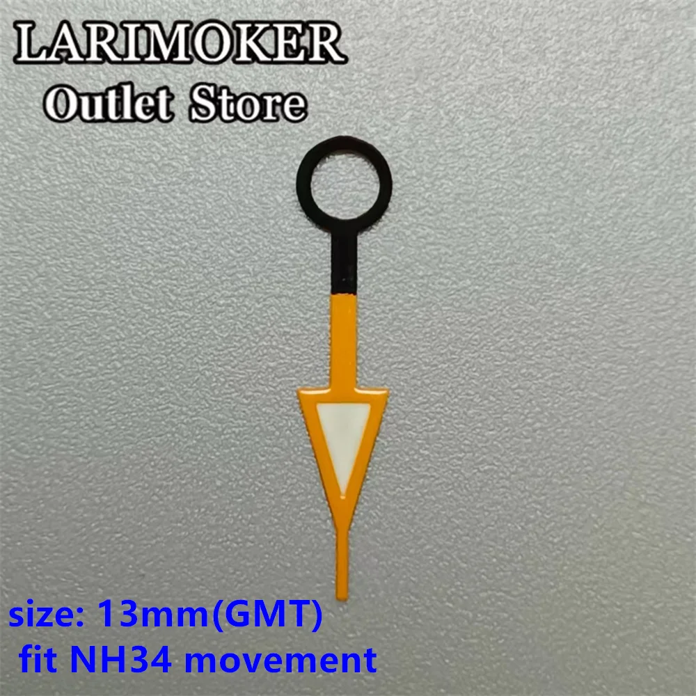LARIMOKER Luminous GMT Watch Hands Fit Mingzhu DG 3804 NH34 ETA2836-2 Movement