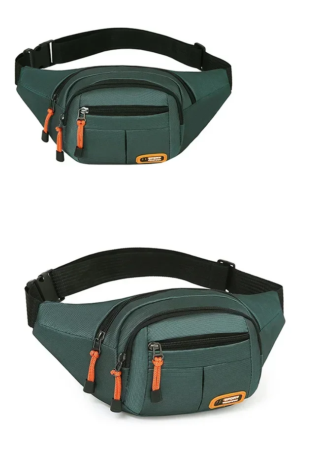 Men Women Oxford Waterproof Mobile Waist Bag Unisex Multifunctional Large Capacity Fanny Pack Wear-resistant Para Hombre 2024