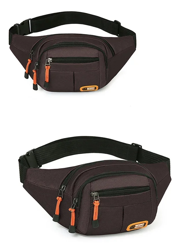 Men Women Oxford Waterproof Mobile Waist Bag Unisex Multifunctional Large Capacity Fanny Pack Wear-resistant Para Hombre 2024