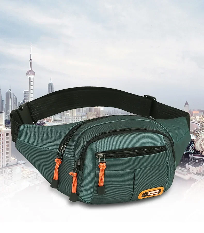 Men Women Oxford Waterproof Mobile Waist Bag Unisex Multifunctional Large Capacity Fanny Pack Wear-resistant Para Hombre 2024