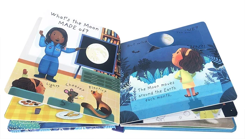 Kids Scientific Knowledge Learning Picture Books Usborne English Daily Knowledge Reading Book Early Educational Montessori