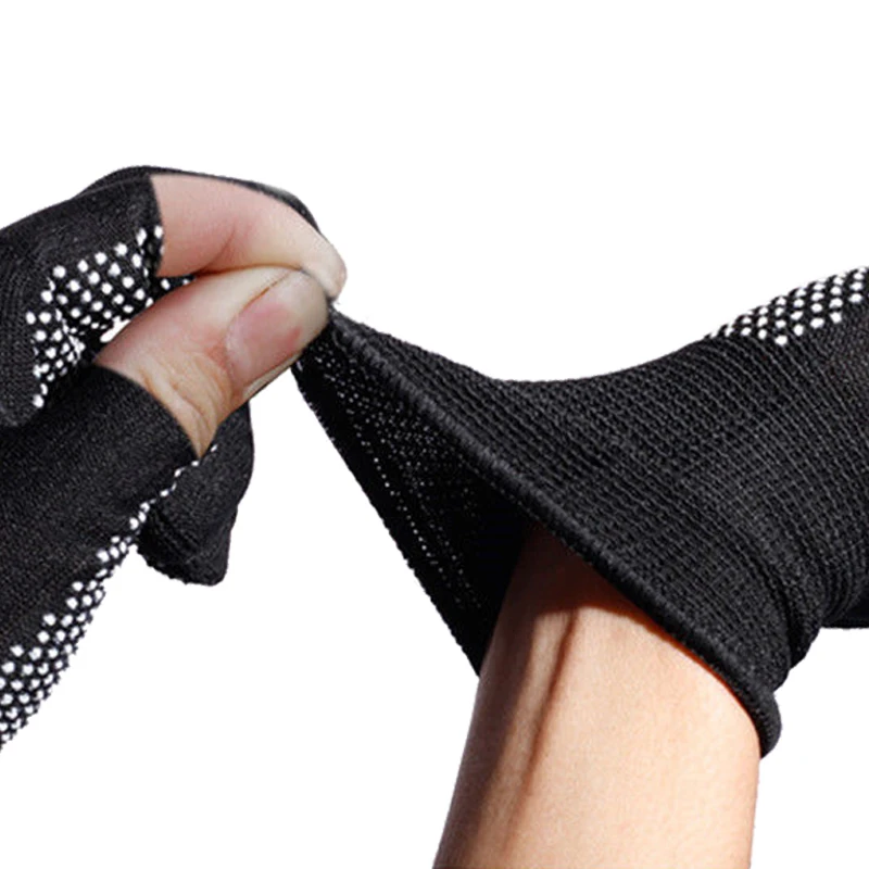 1/5/10Pairs Cycling Gloves Non-slip Touchscreen Half Finger Gloves Nylon Summer Outdoor Fitness Breathable Motorcycle Gloves