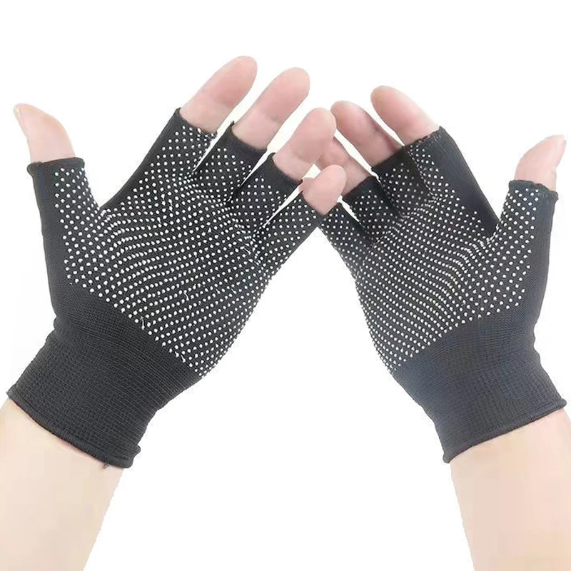 1/5/10Pairs Cycling Gloves Non-slip Touchscreen Half Finger Gloves Nylon Summer Outdoor Fitness Breathable Motorcycle Gloves